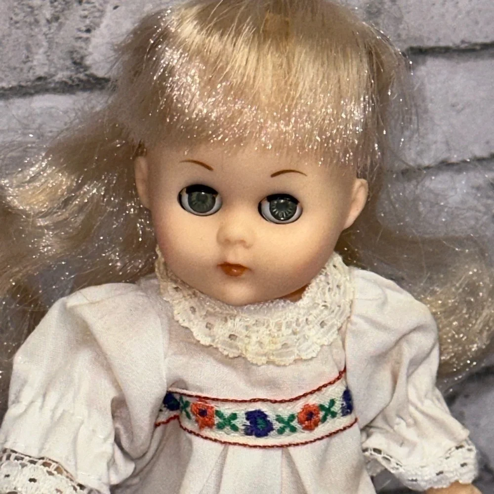 Vintage 1984 Ginny Poseable Vogue Dolls Inc 8” FALL WINDS All Vinyl Sleepy Eyes